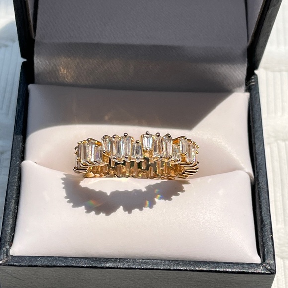 Objekts Store Jewelry Objekts Store 4k Gold Plated Baguette